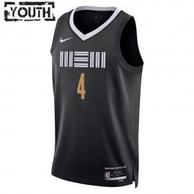 Memphis Grizzlies Steven Adams Nike 2023-24 City Edition Musta Lasten Pelipaidat Swingman